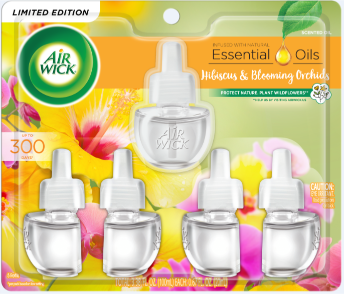 AIR WICK Scented Oil  Hibiscus  Blooming Orchids